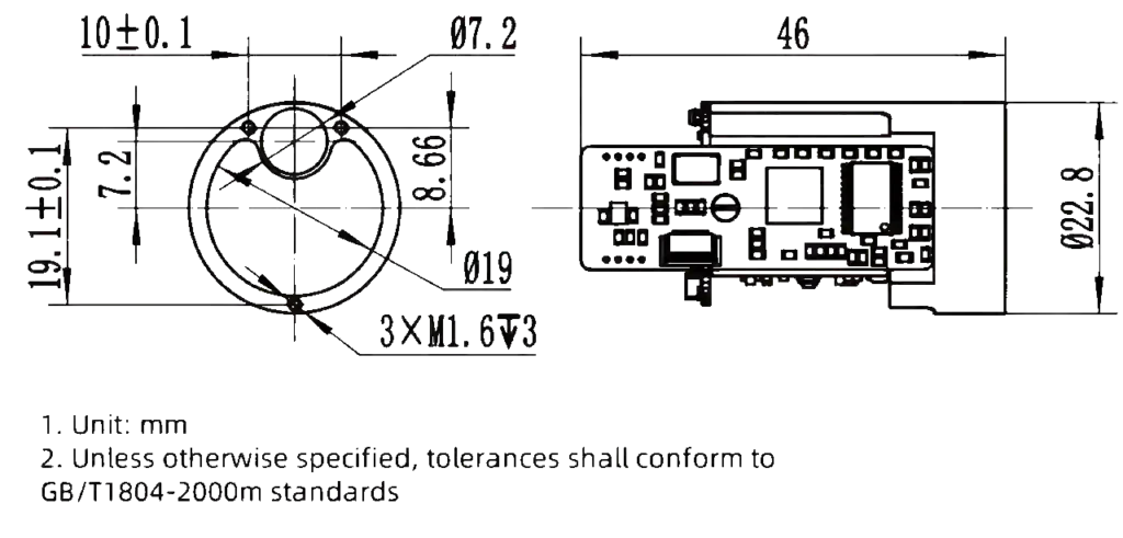 NLMA1500 Mechanical & Optical Interface Specification
