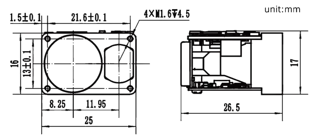 NLM-2000A Mechanical & Optical Interface Specification