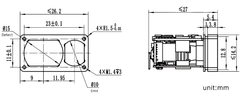 NLMB1200 Mechanical & Optical Interface Specification