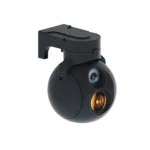 NTPOD80 Miniature Electro-Optical Sensor integrated on an industrial multi-payload drone for specialized corridor mapping and emergency search-and-rescue operations.