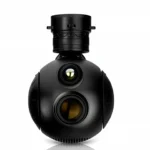 NTPOD115 eo ir camera for uav flight platform with 30x continuous optical zoom window and 12um LWIR thermal core for industrial inspection.
