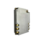 NTAJB 4-Channel GNSS Anti-Jamming Processor module featuring a miniature lightweight enclosure with specialized RF coaxial interface alignments.