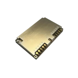 NTHAB dual-frequency GNSS anti-jamming processor module highlighting multi-channel coaxial RF terminal configurations labeled for antenna array inputs.